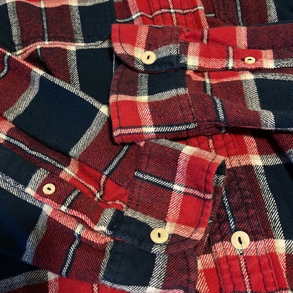 American Eagle long casual sleeve button down flannel XL athletic men’s outdoor - Picture 5 of 8